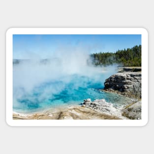 Excelsior Geyser Crater Yellowstone Wyoming Sticker